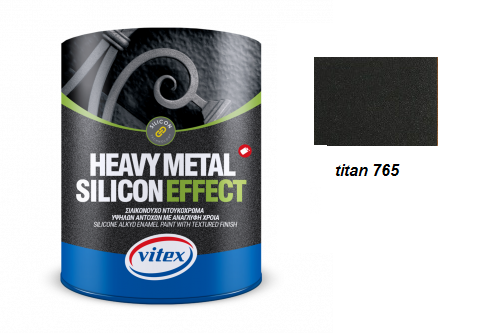 Vitex Heavy Metal Silicon Effect - štrukturálna kováčska farba 765  Titan  2,25L